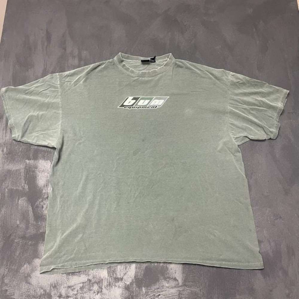 vintage Bum Equipment shirt mens XXL Green 2000s y2k skate streetwear